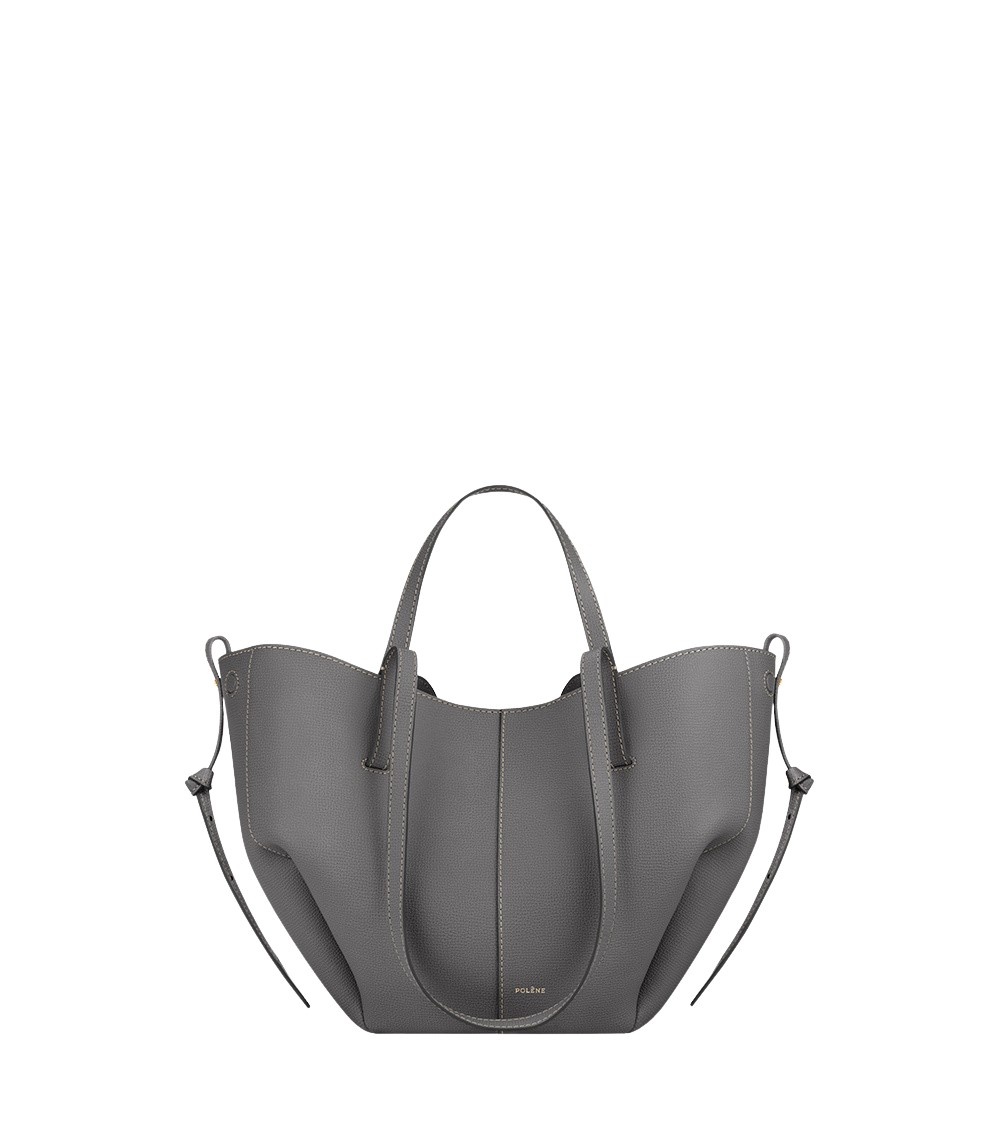 Polène Cyme Mini in Stone Cyme Mini in Stone - Mini Bags - Parisian Luxury Leather Bag at Luxury Shoes 