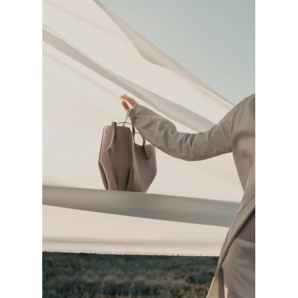 Polene Cyme Mini in Taupe Bag, view 3