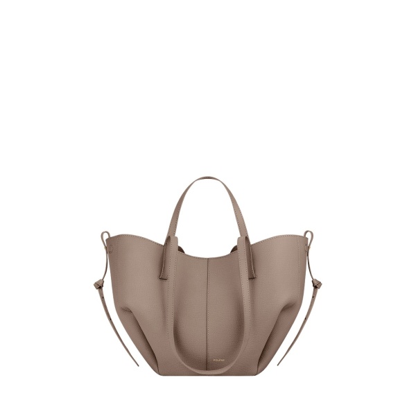 Polène Cyme Mini in Taupe Cyme Mini in Taupe - Mini Bags - Parisian Luxury Leather Bag at Luxury Shoes 