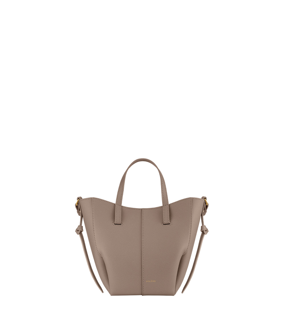 Polène Cyme Tote Nano in Taupe Cyme Tote Nano in Taupe - Mini Bags - Parisian Luxury Leather Bag at Luxury Shoes 