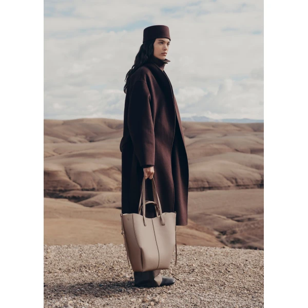 Polene Cyme Tote in Taupe Bag, view 3