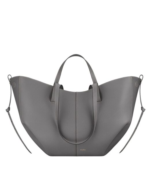 Polène Cyme in Stone Cyme in Stone - Totes & Top-Handle Bags - Parisian Luxury Leather Bag at Luxury Shoes 