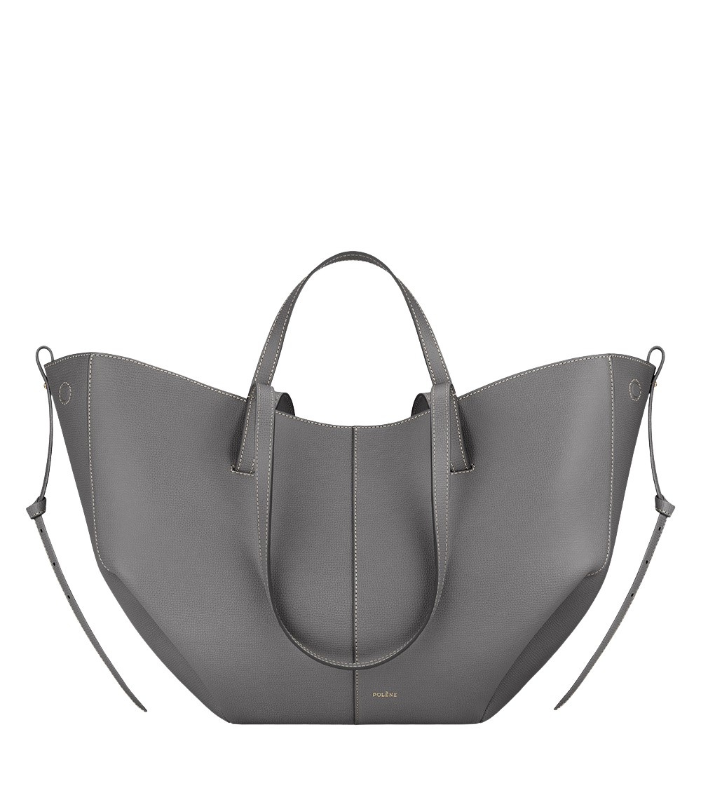 Polène Cyme in Stone Cyme in Stone - Totes & Top-Handle Bags - Parisian Luxury Leather Bag at Luxury Shoes 