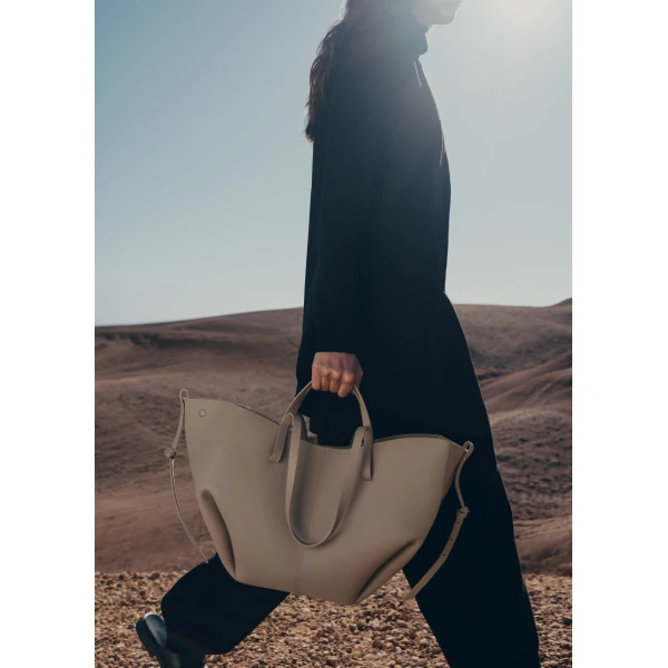Polene Cyme in Taupe Bag, view 3