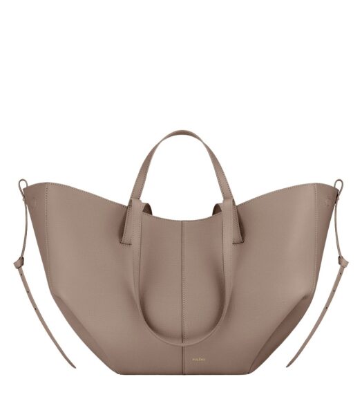 Polène Cyme in Taupe Cyme in Taupe - Totes & Top-Handle Bags - Parisian Luxury Leather Bag at Luxury Shoes 