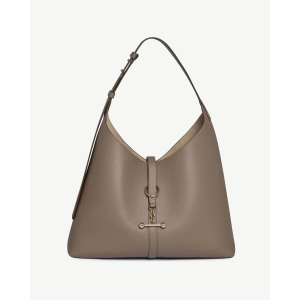 Strathberry Kite Hobo Maxi in Taupe, view 2