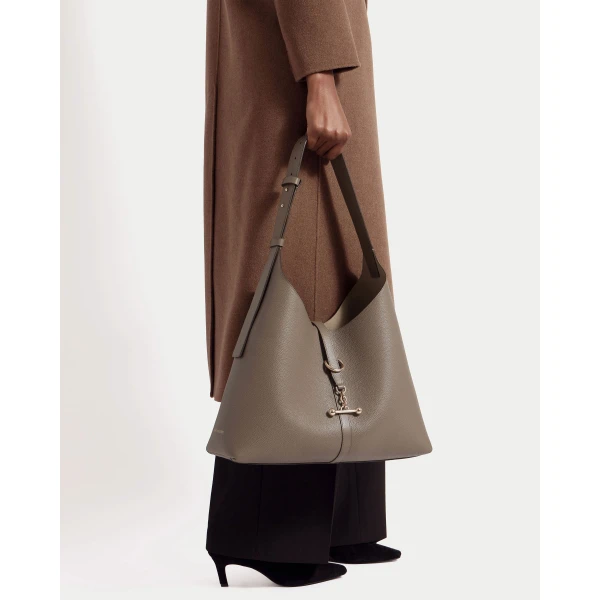 Strathberry Kite Hobo Maxi in Taupe, view 10