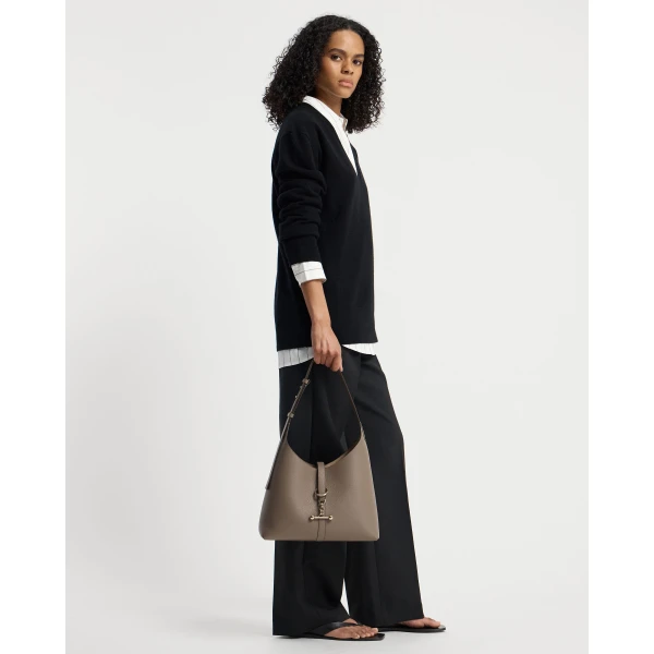 Strathberry Kite Hobo in Taupe, view 8