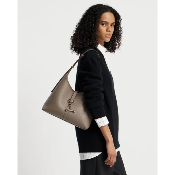 Strathberry Kite Hobo in Taupe, view 9