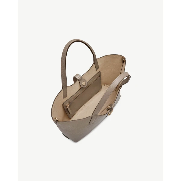 Strathberry Kite Tote Midi in Taupe, view 6