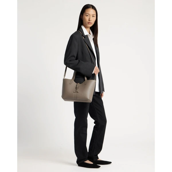 Strathberry Kite Tote Midi in Taupe, view 9