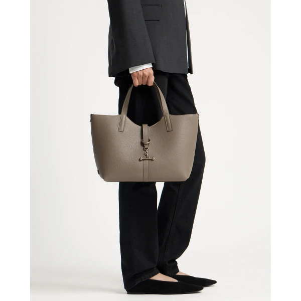 Strathberry Kite Tote Midi in Taupe, view 10