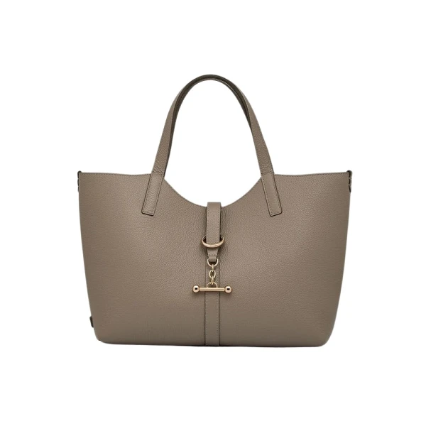Kite Tote Midi in Taupe