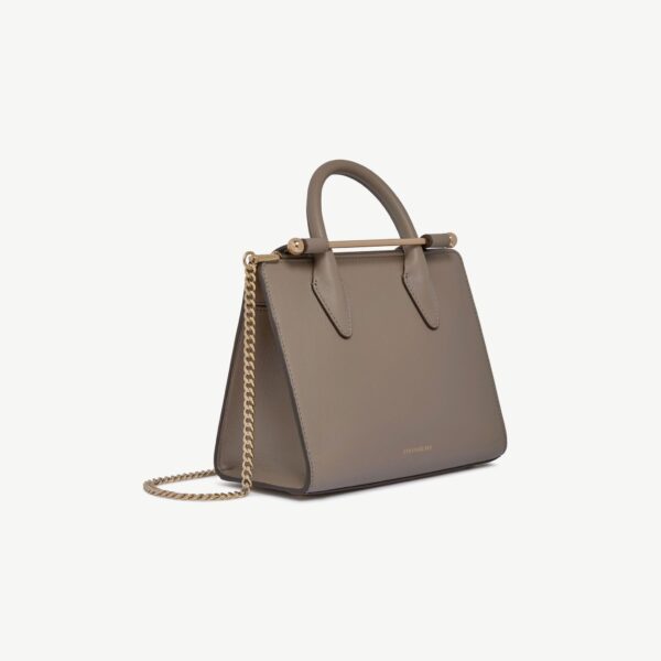 Strathberry Mini Tote in Taupe, view 3