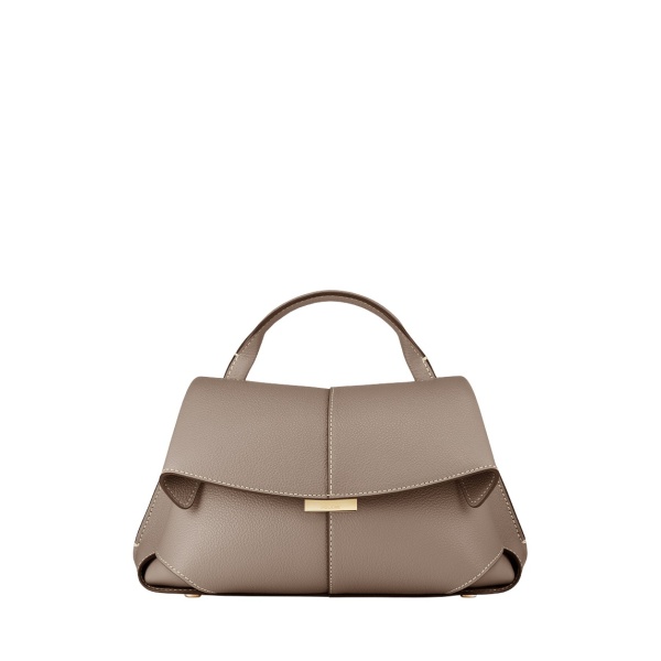 Polène Mokki Mini in Taupe Mokki Mini in Taupe - Mini Bags - Parisian Luxury Leather Bag at Luxury Shoes 