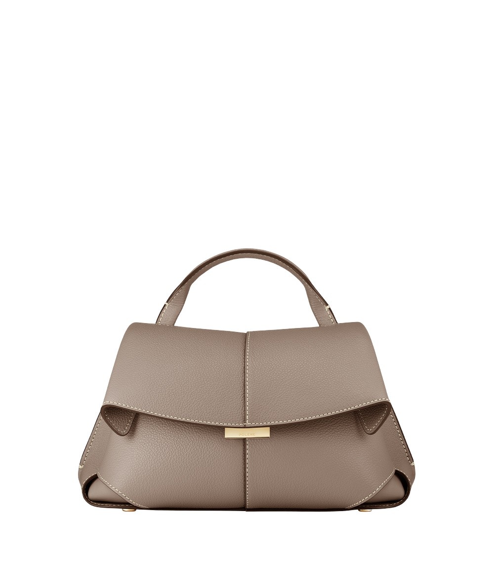 Polène Mokki Mini in Taupe Mokki Mini in Taupe - Mini Bags - Parisian Luxury Leather Bag at Luxury Shoes 