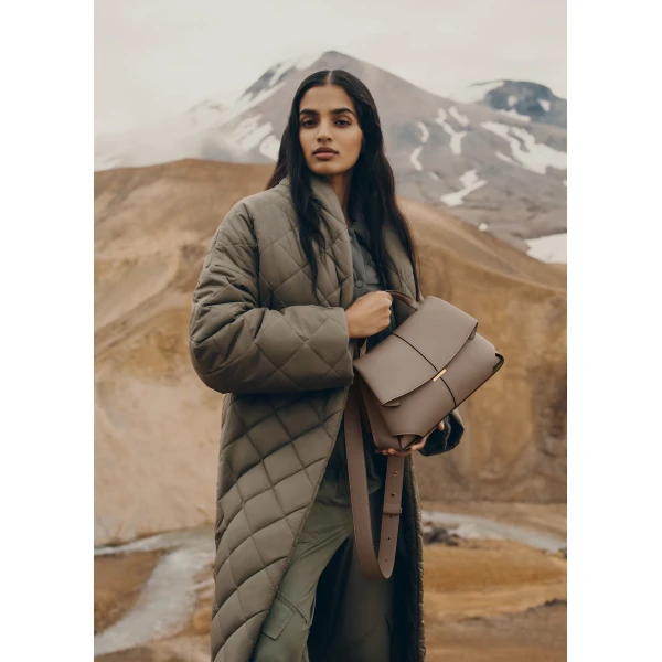Polene Mokki in Taupe Bag, view 2