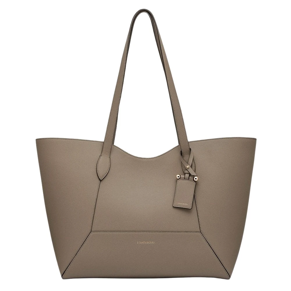 Grey-Mosaic-Cabas-in-Taupe88841_nobg Strathberry Mosaic Cabas in Taupe