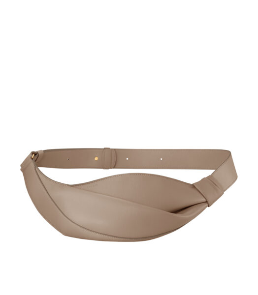 Polène Neyu in Taupe Neyu in Taupe - Shoulder & Crossbody Bags - Parisian Luxury Leather Bag at Luxury Shoes 