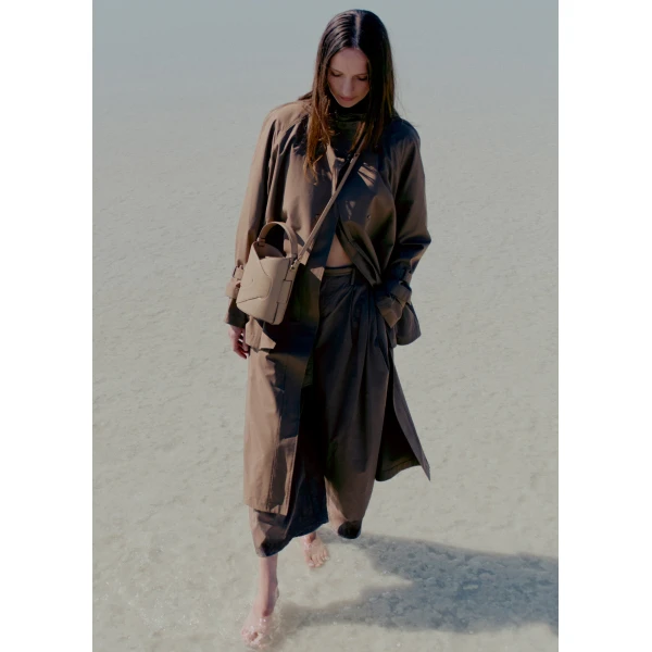 Polene Nodde Seau in Taupe Bag, view 2