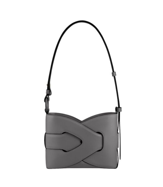Polène Nodde in Stone Nodde in Stone - Shoulder & Crossbody Bags - Parisian Luxury Leather Bag at Luxury Shoes 