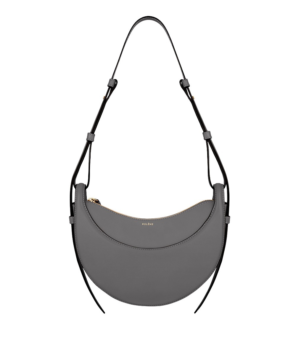 Polène Numéro Dix in Stone Numéro Dix in Stone - Shoulder & Crossbody Bags - Parisian Luxury Leather Bag at Luxury Shoes 