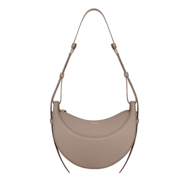 Polène Numéro Dix in Taupe Numéro Dix in Taupe - Shoulder & Crossbody Bags - Parisian Luxury Leather Bag at Luxury Shoes 