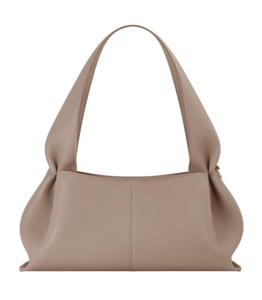 Polène Numéro Neuf East West in Taupe Numéro Neuf East West in Taupe - Shoulder & Crossbody Bags - Parisian Luxury Leather Bag at Luxury Shoes 