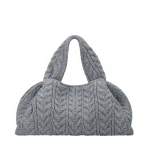 Polene Numéro Neuf Large in Stone Bag