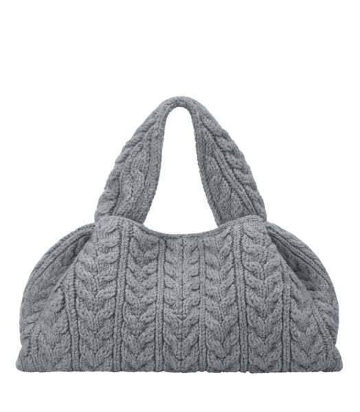 Polène Numéro Neuf Large in Stone Numéro Neuf Large in Stone - Shoulder & Crossbody Bags - Parisian Luxury Leather Bag at Luxury Shoes 