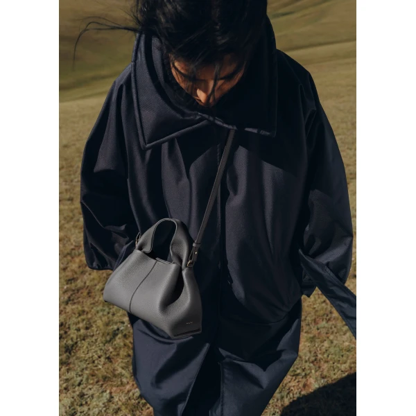Polene Numéro Neuf Mini in Stone Bag, view 2