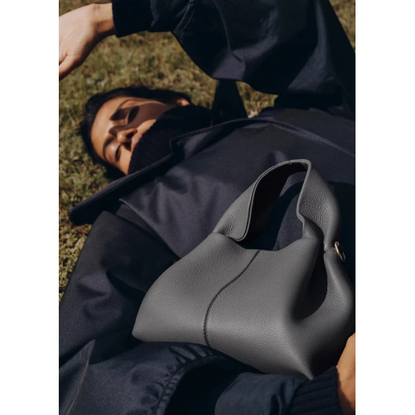 Polene Numéro Neuf Mini in Stone Bag, view 5