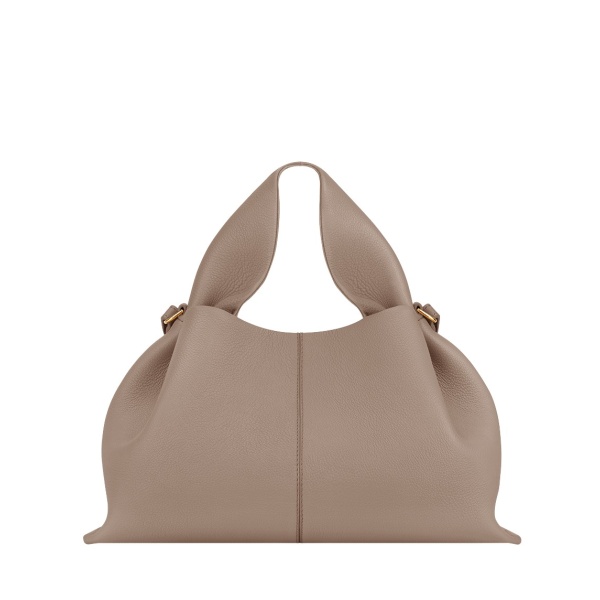 Polène Numéro Neuf in Taupe Numéro Neuf in Taupe - Shoulder & Crossbody Bags - Parisian Luxury Leather Bag at Luxury Shoes 