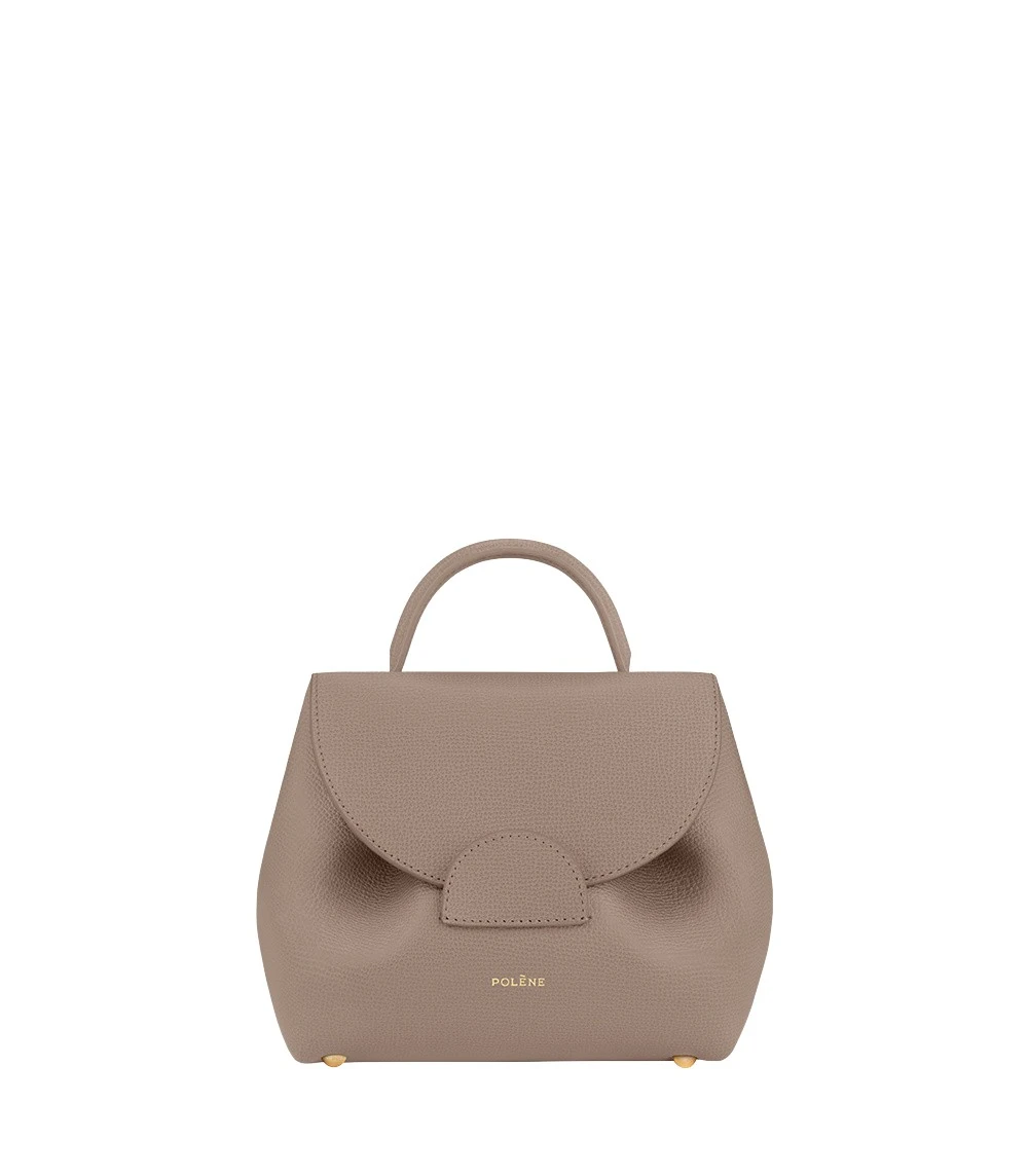 Grey-Numero-Un-Nano-in-Taupe-collection-coveti32764_nobg Polene Numéro Un Nano in Taupe Bag