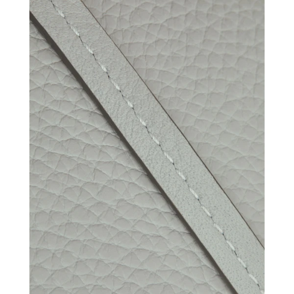 Strathberry Osette Midi Pouch in Marble Grey, view 6