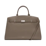 Demellier The Hudson in Dark Taupe Tote Bag