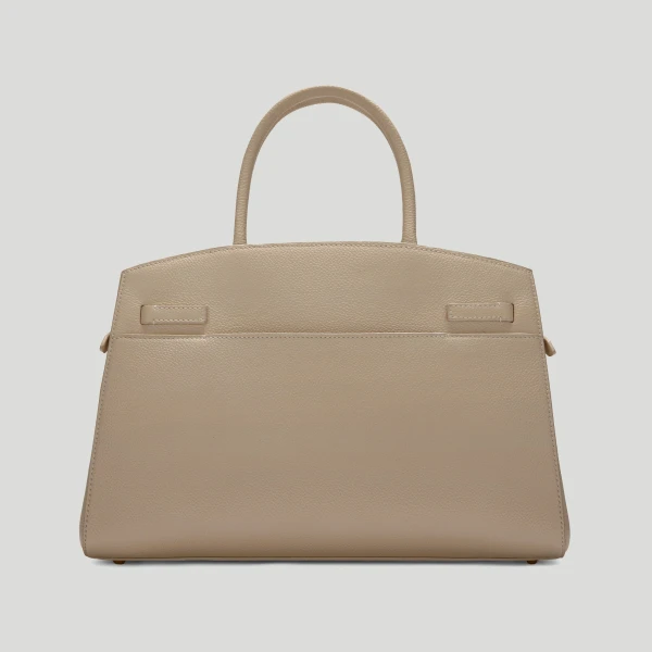 Demellier The Midi Hudson in Light Taupe Crossbody Bag, view 6
