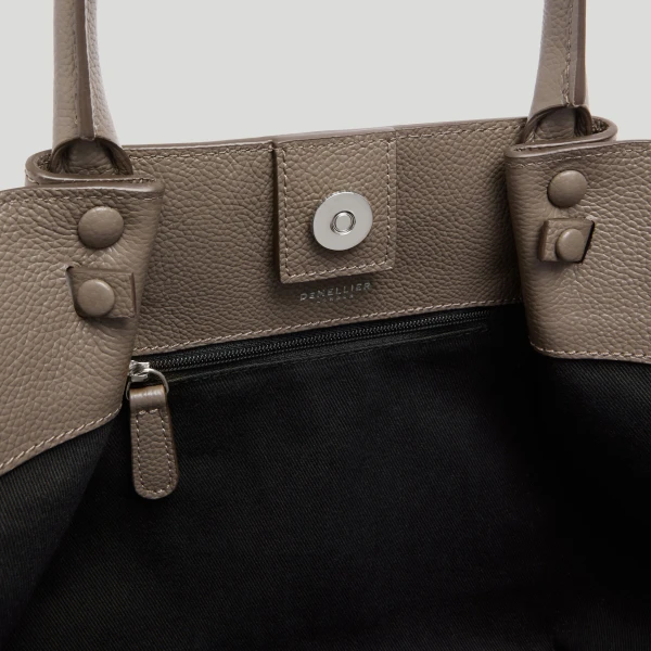 Demellier The Midi New York in Dark Taupe Crossbody Bag, view 5
