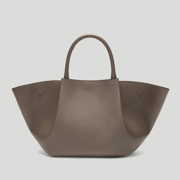 Demellier The Midi New York in Dark Taupe Crossbody Bag, view 6
