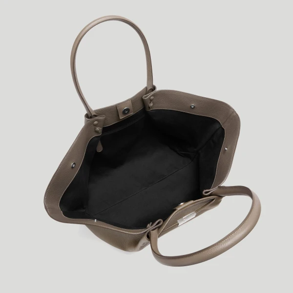 Demellier The New York in Dark Taupe Crossbody Bag, view 4