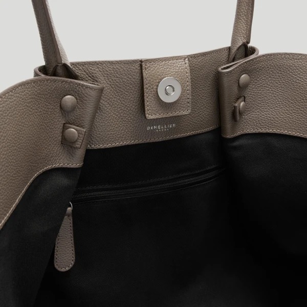 Demellier The New York in Dark Taupe Crossbody Bag, view 5