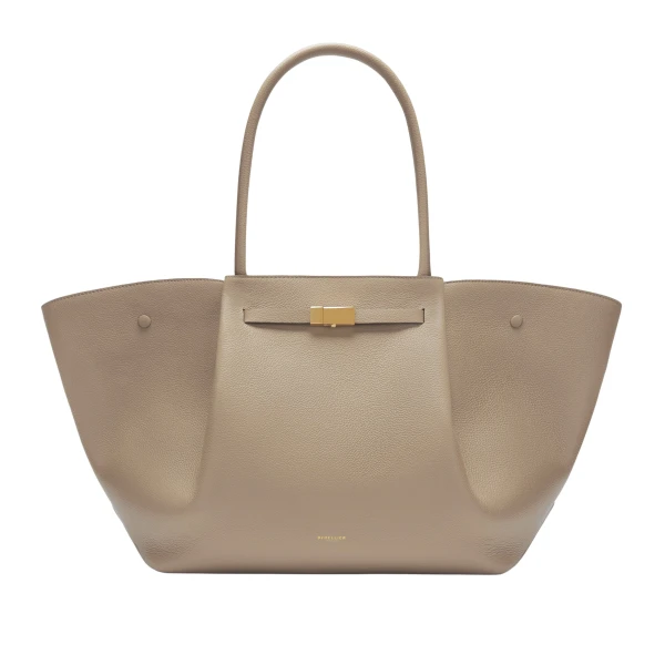 Demellier The New York in Light Taupe Crossbody Bag