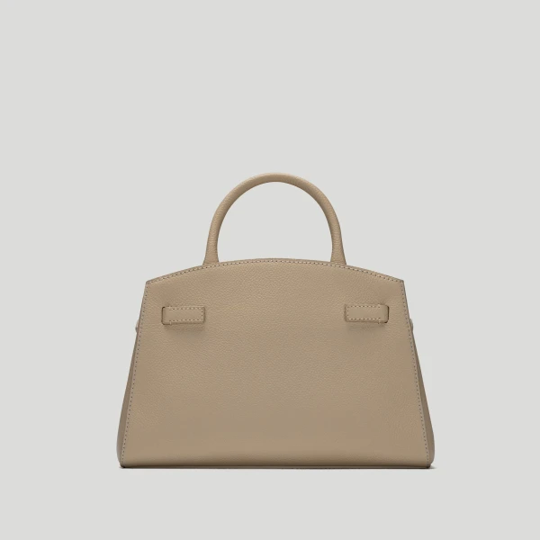 Demellier The Small Hudson in Light Taupe Crossbody Bag, view 5