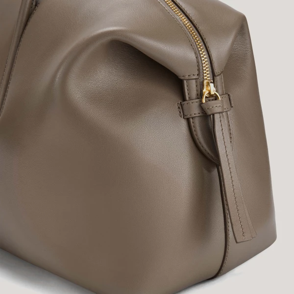 Demellier The Stockholm in Dark Taupe Tote Bag, view 3