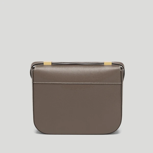 Demellier The Vancouver in Dark Taupe Crossbody Bag, view 6