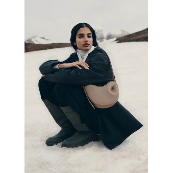 Polene Tonca in Taupe Bag, view 4