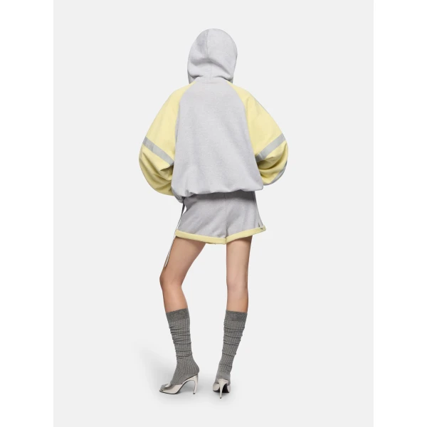The Attico Grey and honey short pant, view 3