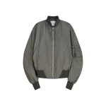 The Attico Grey bomber Jacket