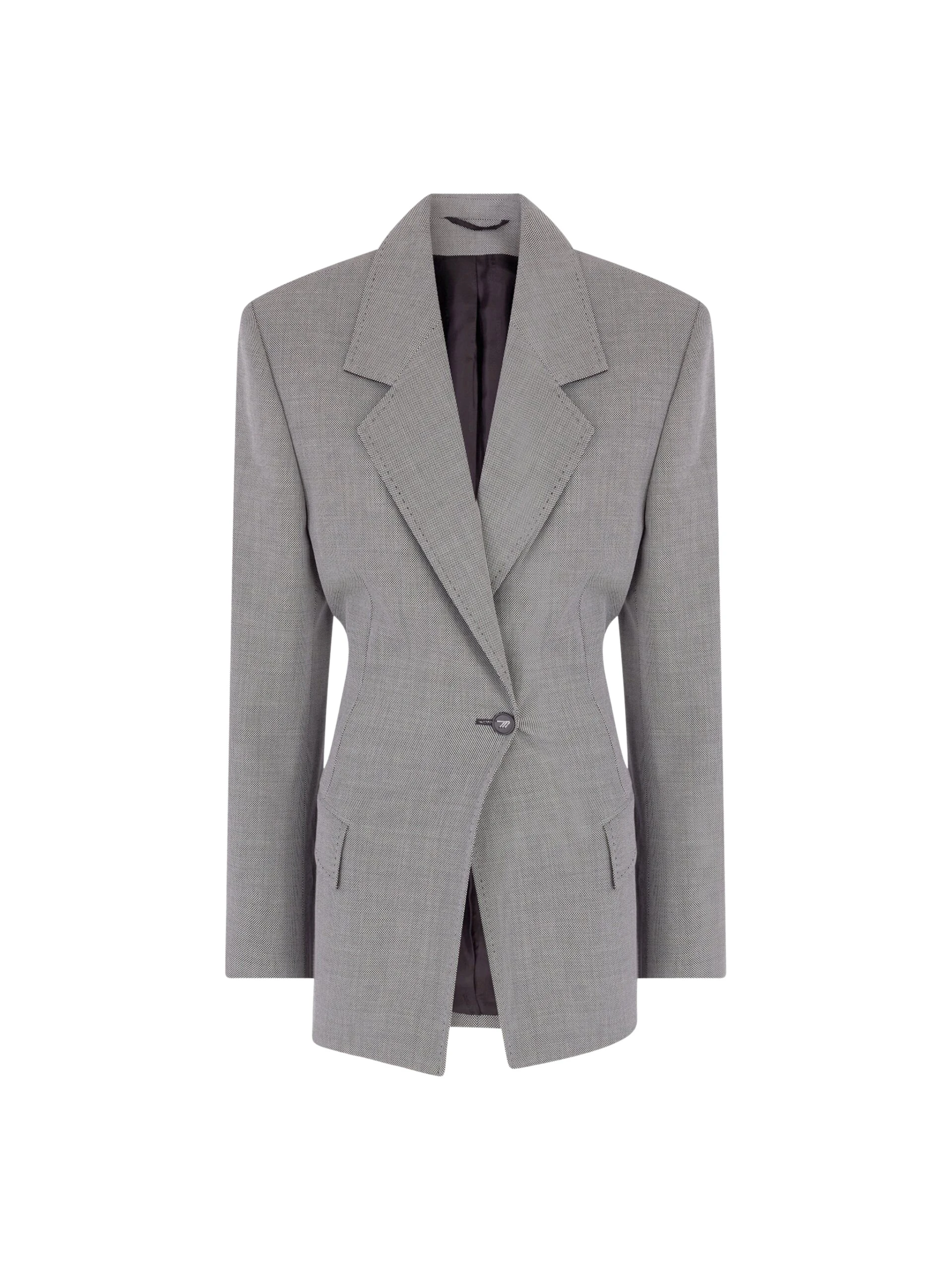 The Attico Grey tailoring blazer