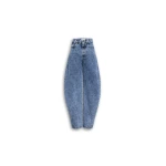 Alaia High Waisted Round Jeans